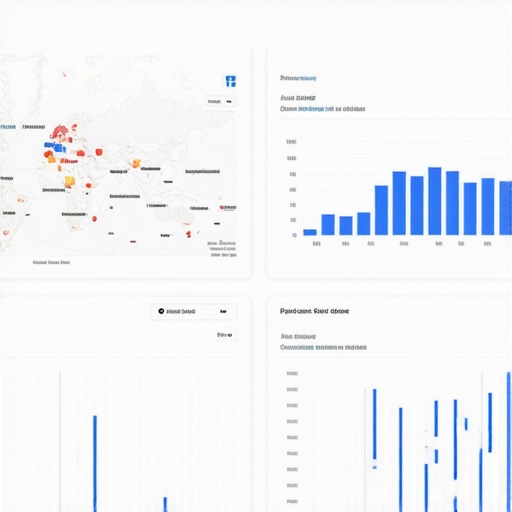 Data-Driven Local SEO Strategy Analytics dashboard showing maps and SEO data
