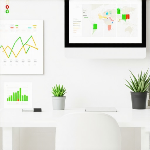 Business team analyzing maps and SEO data for local search optimization.