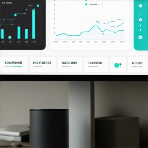 Person analyzing local SEO data on a digital marketing dashboard