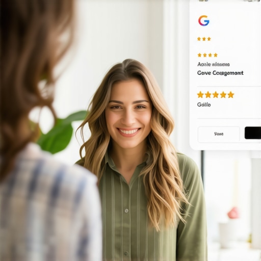 Business owner replying to customer reviews on Google My Business
