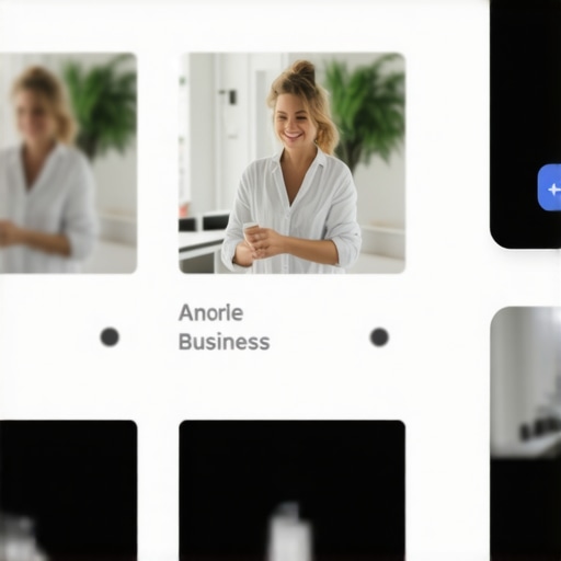 Business owner editing and adding photos to Google My Business