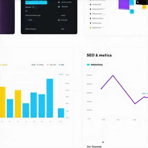 Screenshot of local SEO analytics dashboard with graphs and metrics.