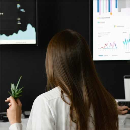 A digital dashboard displaying local SEO analytics on maps and graphs