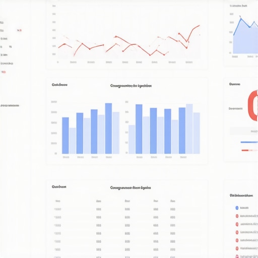 A detailed screenshot of a local SEO analytics dashboard showing trends in map rankings and signals