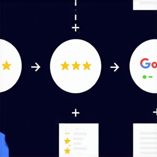 Step-by-step illustration of local SEO optimization for Google My Business