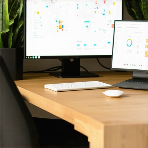 Workspace showcasing SEO and map analysis tools for local ranking maintenance.