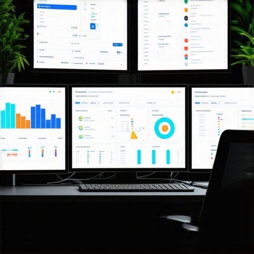 Screens displaying local SEO analytics, review management, and keyword rankings